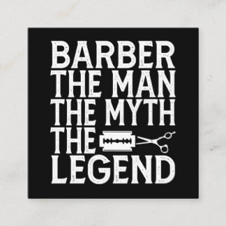 Carte De Visite Carré Barbier The Man 2024