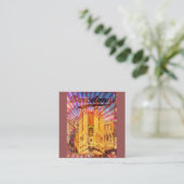 Carte De Visite Carré Barcelone, Spain, Vintage affiche (Debout devant)