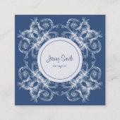 Carte de visite Carré baroque rétro (Devant)