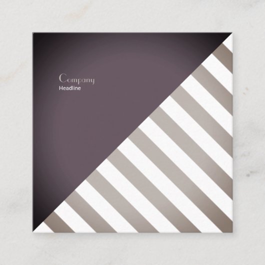 Carte De Visite Carré Barre (Devant)
