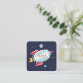 Carte De Visite Carré Bateau de Rocket (Debout devant)