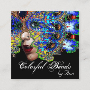 Carte De Visite Carré Beauté EPHÉMÉRALE, Mode, Cosmétique, Artiste maqui