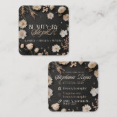 Carte De Visite Carré Beauté Par Steph R Custom Commandée Carré Business (Devant / Derrière)