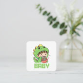 Carte De Visite Carré bébé godzilla (Debout devant)