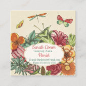 Carte De Visite Carré Belle flore (Devant)