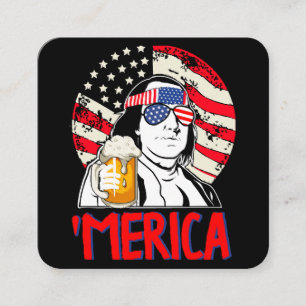 Carte De Visite Carré Ben Drankin Fêtons la joie du 4