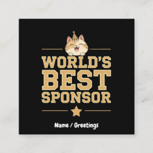 Carte De Visite Carré Bénévoles de la Banque alimentaire mondiale pour l