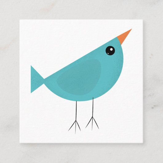 Carte De Visite Carré Birdy (Devant)