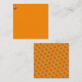 Carte De Visite Carré Bitcoin (Devant / Derrière)