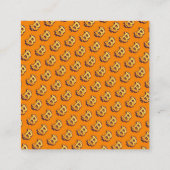 Carte De Visite Carré Bitcoin (Dos)