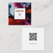 Carte de visite Carré Biz fait main (Devant / Derrière)