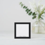 Carte De Visite Carré Blank Display Cards for Collections (Debout devant)