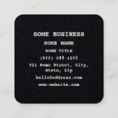 Carte De Visite Carré Bloch Sphere | Quantum Bit (Qubit) Physics / Math (Dos)