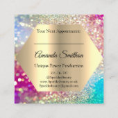 Carte De Visite Carré Blog du Wedding planner d'événement professionnel  (Dos)