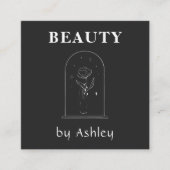 Carte De Visite Carré Blogger de beauté Celtic Main Holding Flower Magic (Devant)