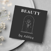 Carte De Visite Carré Blogger de beauté Celtic Main Holding Flower Magic