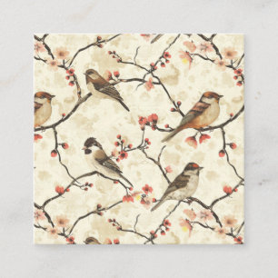 Carte De Visite Carré Blossom et Song