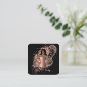 Carte De Visite Carré Body Sculpting Fitness Linergie Entraîneur de tail (Debout devant)