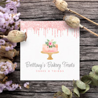Boulangerie Gâteau Blush Parties scintillant Rose