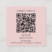 Carte De Visite Carré Boulangerie moderne (Dos)