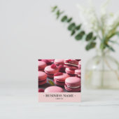 Carte De Visite Carré Boulangerie moderne (Debout devant)