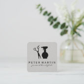 Carte De Visite Carré Bouteille de Chears (Debout devant)