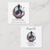 Carte De Visite Carré Bouteille de potion magique (Devant / Derrière)