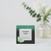 Carte De Visite Carré Boutique professionnelle Boutique Parties scintill (Debout devant)