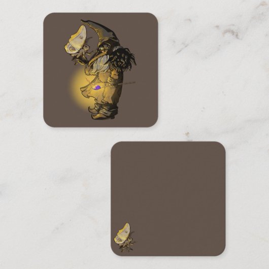 Carte De Visite Carré Brille (Devant / Derrière)