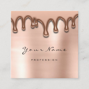 Carte De Visite Carré Brows Lash cire simplement maquiller les gouttes m