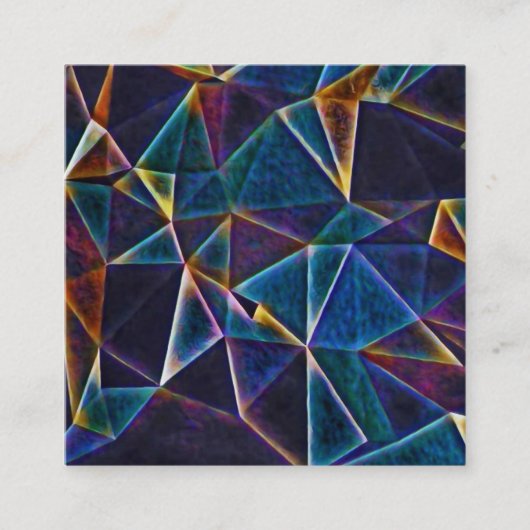 Carte De Visite Carré Bulles cassées (Devant)