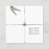 Carte De Visite Carré Business Card (Dos)