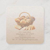 Carte De Visite Carré Business Card (Dos)