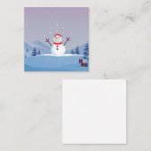 Carte De Visite Carré Business Card (Devant / Derrière)