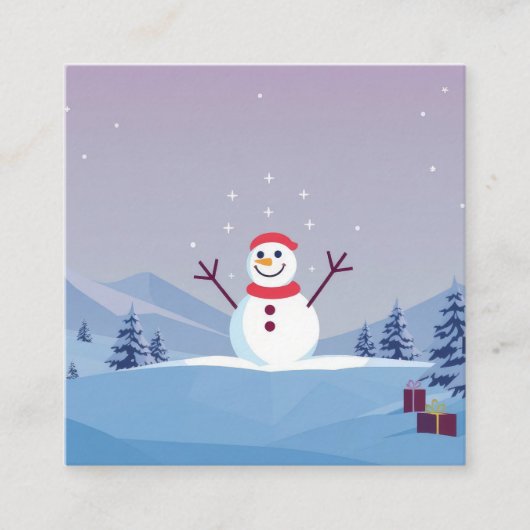 Carte De Visite Carré Business Card (Devant)