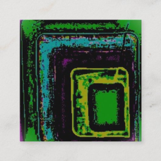 Carte De Visite Carré Business Card style and design (Devant)