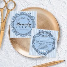 Cadre carré de salon vintage bleu clair