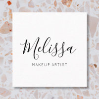 Calligraphie manuscrite minimaliste moderne blanch