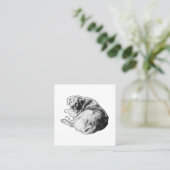 Carte De Visite Carré Calm First Impression, Soft Curve (Debout devant)