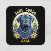 Carte De Visite Carré Cane Corso Mama (Devant)