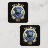 Carte De Visite Carré Cane Corso Mama (Devant / Derrière)