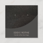 Carte De Visite Carré Carré d'affichage de l'oreille de la courbe de cou (Devant)