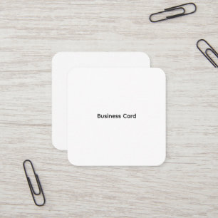 Carte De Visite Carré Carré personnalisé professionnel