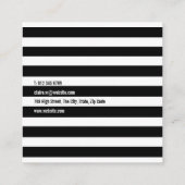 Carte De Visite Carré Carré professionnel Gold Heart (Dos)