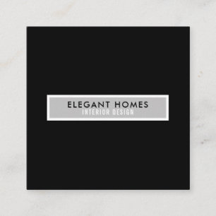 Carte De Visite Carré Carré professionnel moderne minimaliste