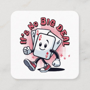 Carte De Visite Carré Ce n'est pas un gros problème