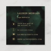 Carte De Visite Carré Céleste du croissant d'émeraude (Dos)