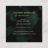 Carte De Visite Carré Céleste du croissant d'émeraude (Dos)