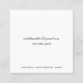 Carte De Visite Carré Celliste (Dos)