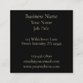 Carte De Visite Carré Céltic Knot Creative Dragon (Dos)